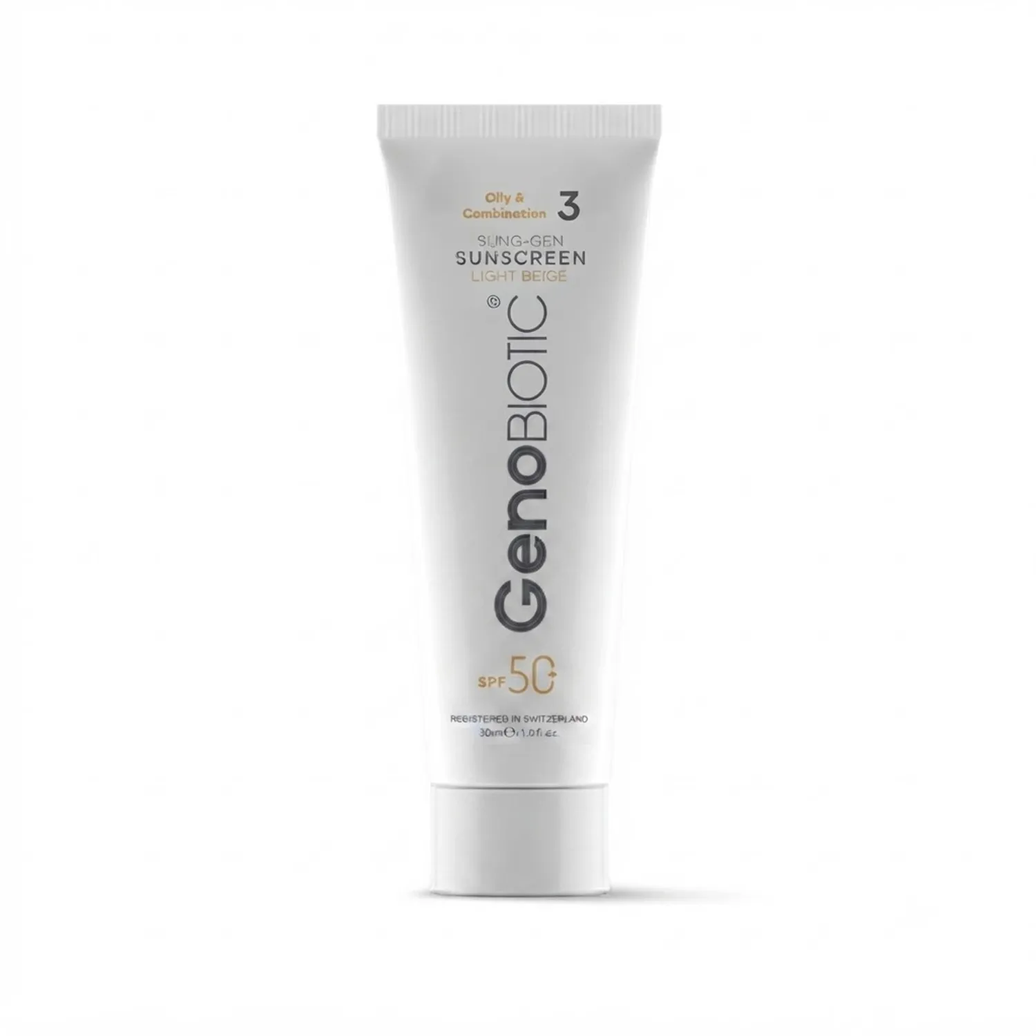 کرم ضدآفتاب SPF 50 بژ طبیعی ژنوبایوتیک 65465312