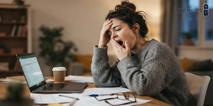 خمیازه هنگام کار کردن 56456321