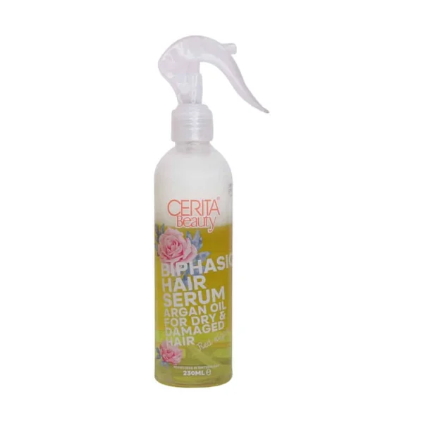 Cerita-Biphasic-Hair-Serum-for-Dry-and-Damaged-Hair (1) سرم دوفاز محافظ موهای خشک و آسیب دیده سریتا ۲۳۰ میلیلیتر | Cerita Biphasic Protective Serum for Dry & Damaged Hair ۲۳۰ ml - Image 1