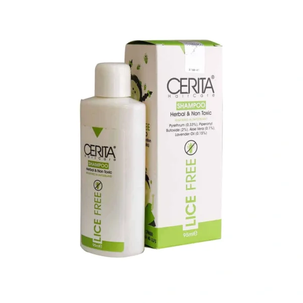 Cerita-Herbal-Non-Toxic-Lice-Free-Shampoo شامپو ضد شپش سریتا 200 میلیلیتر 98409498