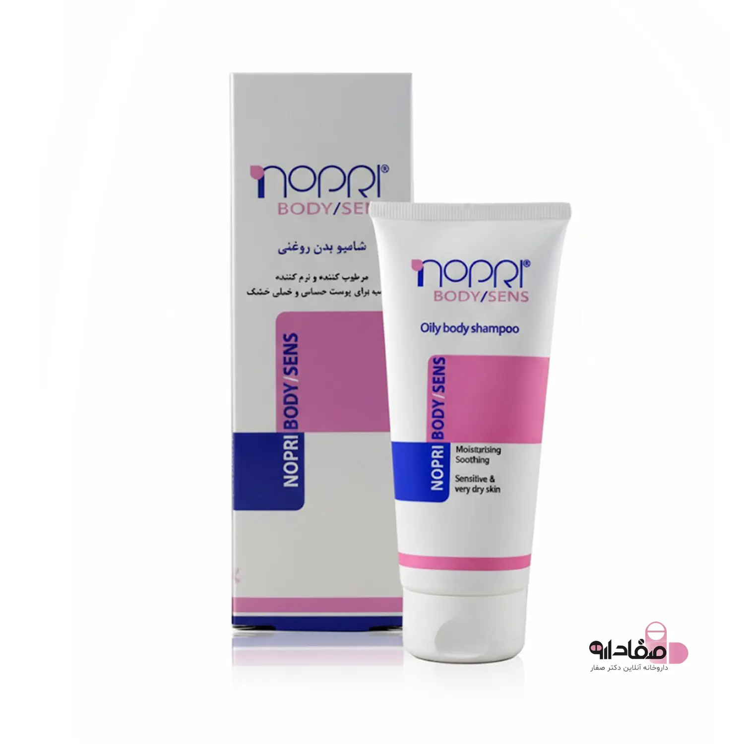 Noprit Oily Body Shampoo Nopri Body Sens شامپو بدن روغنی نوپریت مدل نوپری بادی سنس 8646543