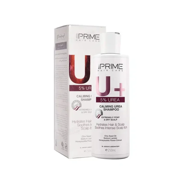 Prime-5-Urea-Calming-Shampoo-250ml.jpg شامپو اوره ۵٪ پریم 200 میلیلیتر 0498498