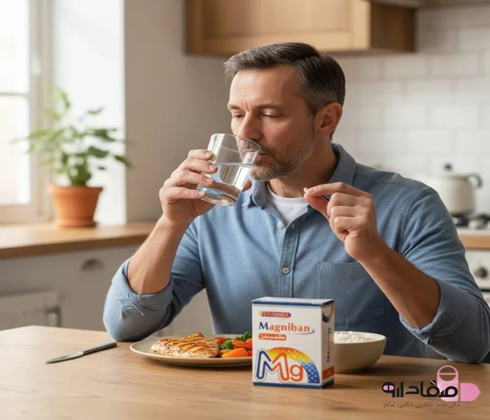 مصرف قرص منیزیم همراه با ناهار 35153412