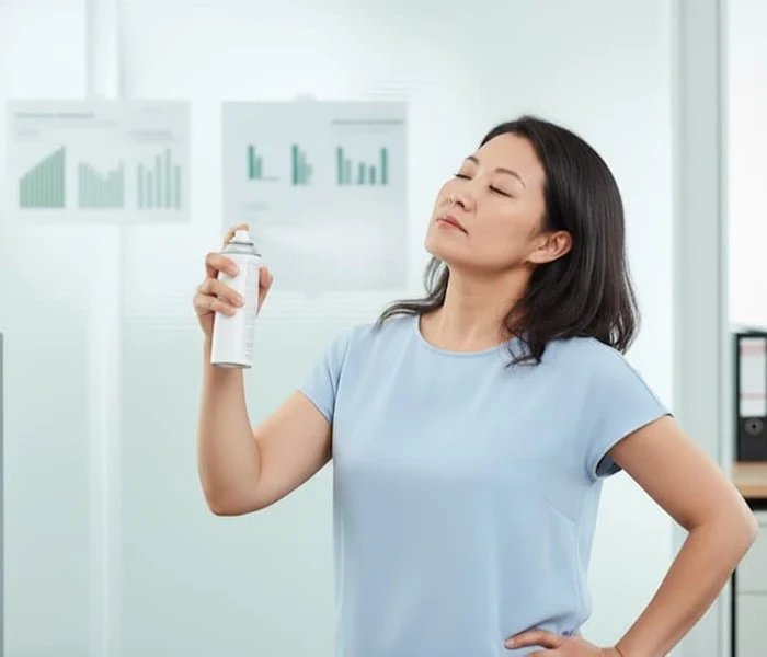 استفاده از اسپری ضد تعریق 6484550