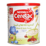 سرلاک گندم و تکه های خرما