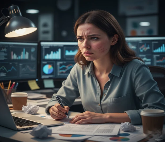 ایجاد آکنه روی پوست 64563421