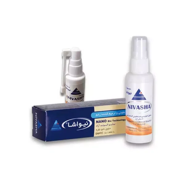 اسپری نیواشا 08998 اسپری ضدعفونی و ترمیم زخم نیواشا 50 میلی لیتر 80484848