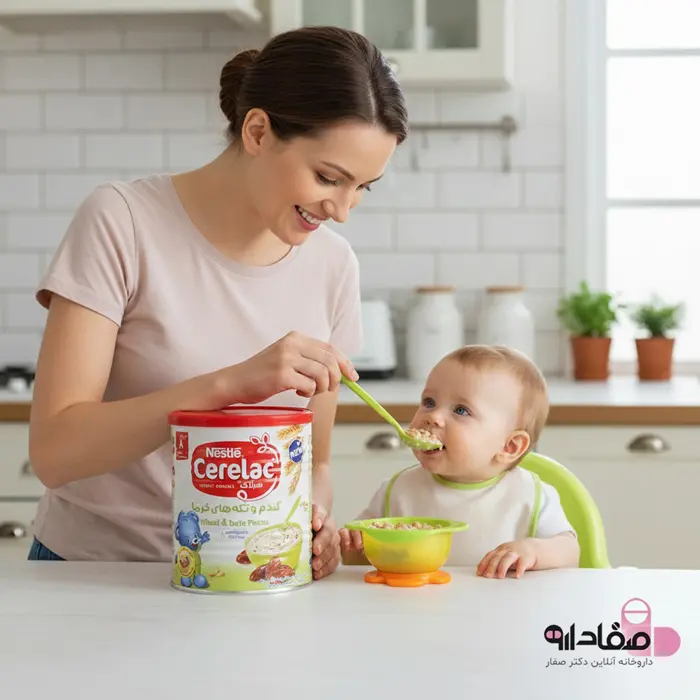 مصرف روزانه سرلاک برای نوزادان 6745874852