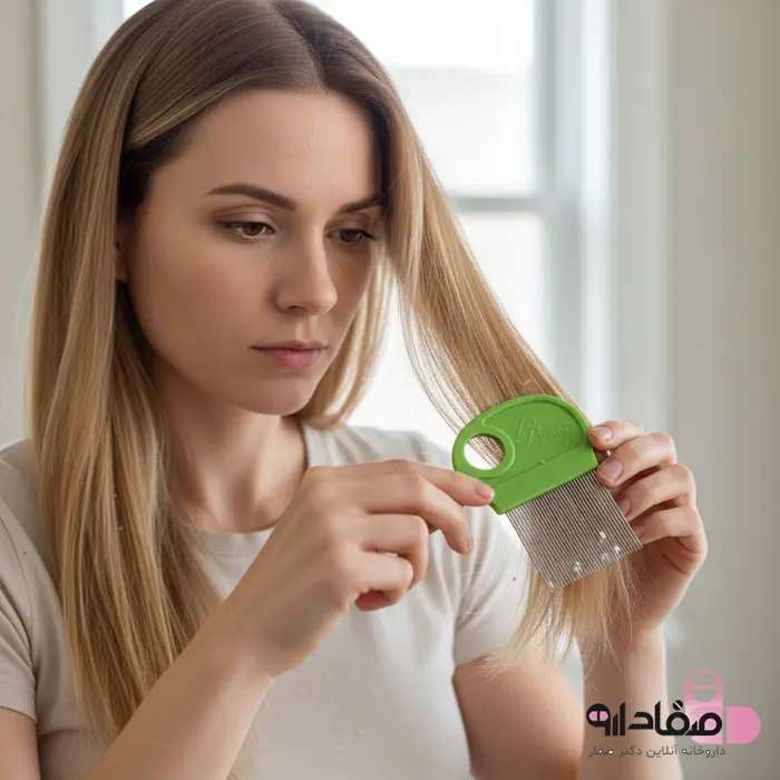 درمان فوری شپش با شانه 4656543