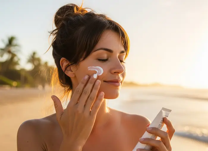 استفاده از ضدآفتاب در فضای بیرون از خانه 531453210