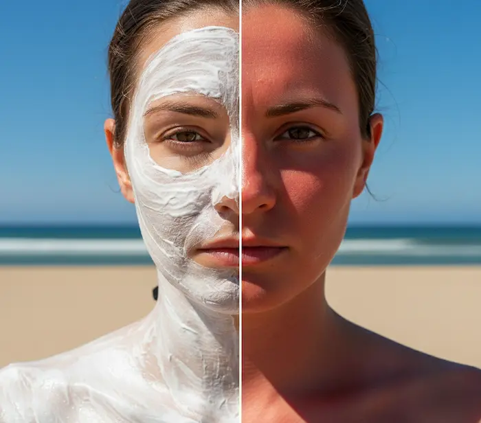 استفاده از ضدآفتاب بدن و صورت 546531321