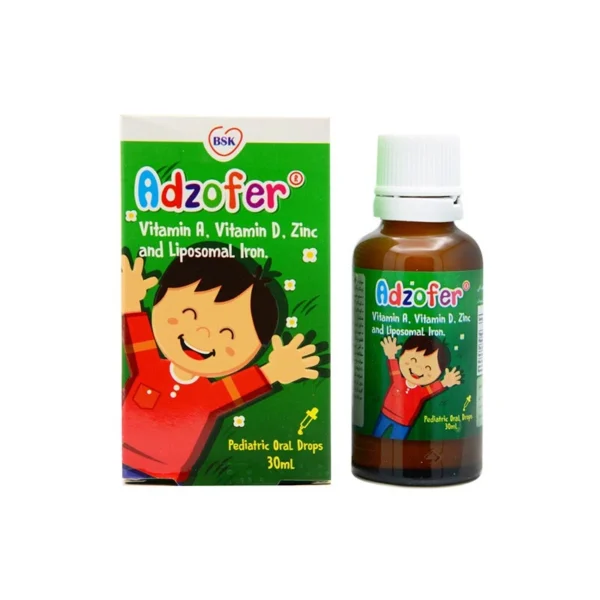 قطره-آدزوفر-بی-اس-کی قطره خوراکی آدزوفر بنیان سلامت کسری ۳۰ میلیلیتری | Bonyan Salamat Kasra Adzofer Oral Drops 30ml 049498
