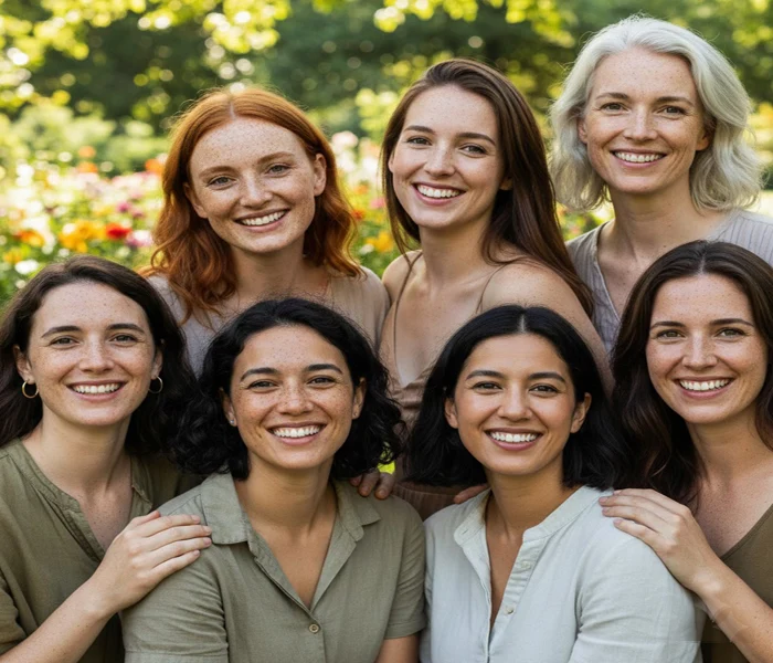 افراد دارای لکه‌ های پوستی 645341