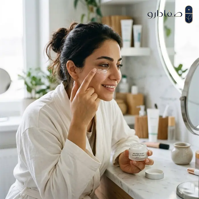 استفاده از کرم ضد چروک صورت 5845