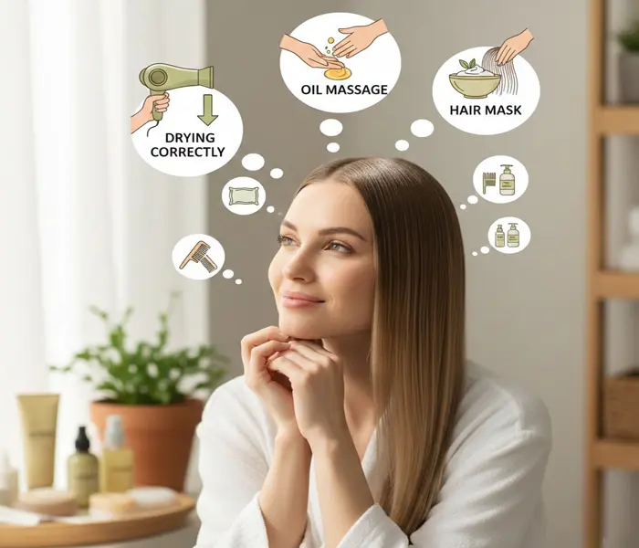 تصمیم گیری برای انتخاب روش های درست مراقبت موهای کراتینه شده 615312