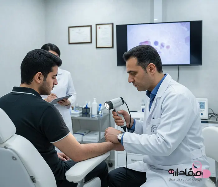 بررسی و آنالیز پوست در کلینیک پوست 43545