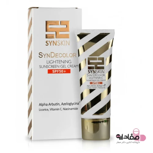 ژل کرم ضد آفتاب بی رنگ ساین اسکین مدل Syn Decolor 545645321