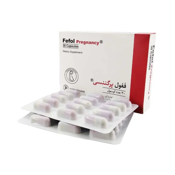 کپسول ففول پرگننسی اینترافارم 30 عددی کپسول ففول پرگننسی اینترافارم 65145613520